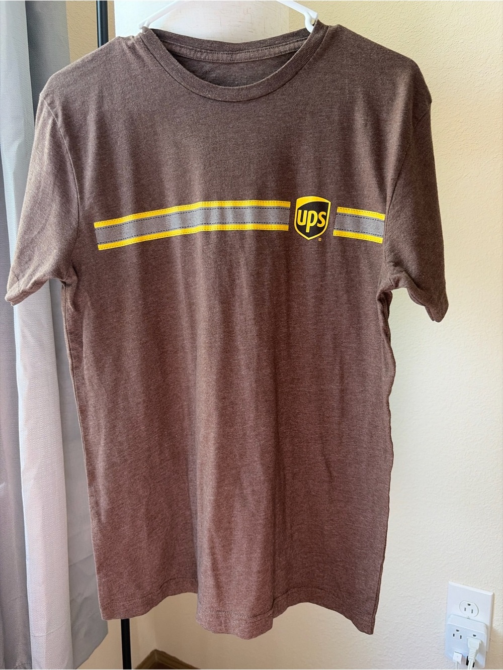 Brown Short-Sleeve Logo T-Shirt
